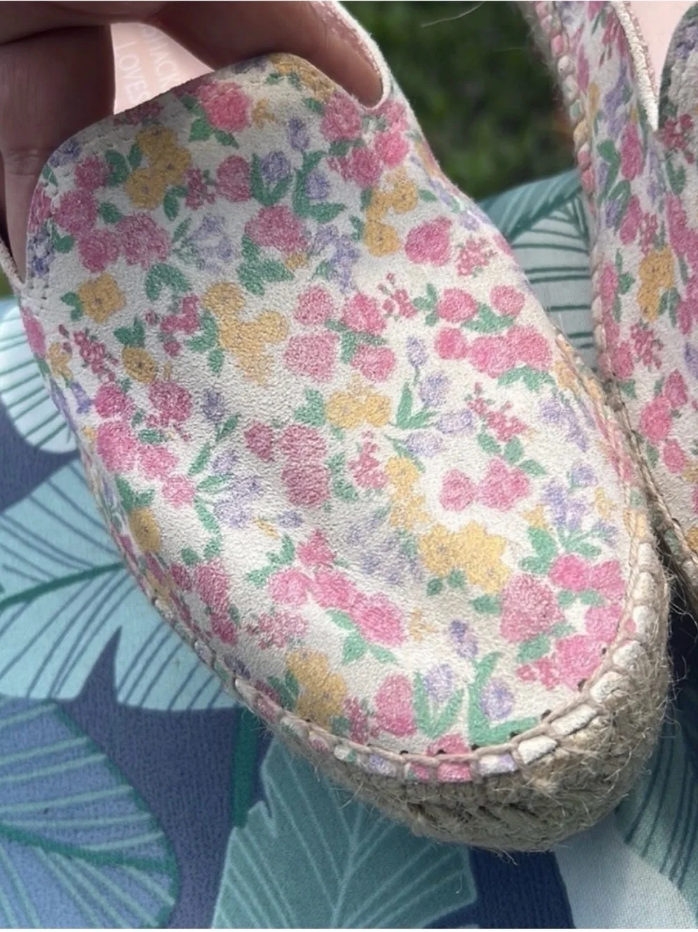 LoveShackFancy x Manebi Fruity Punch Floral  Espadrilles Cottagecore Dream